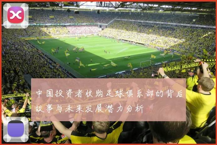 中国投资者收购足球俱乐部的背后故事与未来发展潜力分析